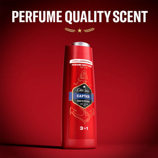 OLD SPICE CAPTAIN GEL DOUCHE HOMME 3-EN-1 FRAÎCHEUR 400 ML