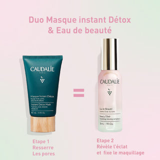 CAUDALIE COFFRET BEAUTY ELIXIR EAU DE BEAUTE 30 ML+ MASQUE INSTANT DETOX 15 ML