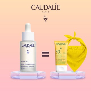 CAUDALIE SÉRUM VINOPERFECT ÉCLAT ANTI-TACHES 30ML = FOULARD + VINOSUN PROTECT 20 ML OFFERTS