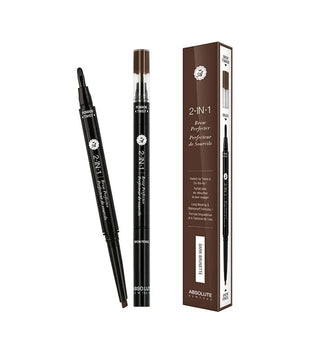 ABSOLUTE NEW YORK 2 IN 1 BROW PERFECTER DARK BRUNETTE