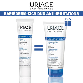 URIAGE PACK BARIÉDERM CICA-CRÈME RÉPARATRICE AU CU-ZN 40ML = BARIEDERM CICA GEL 200 ML OFFERT