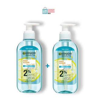 GARNIER Lot 2 Gel Wash Fast Clear 200ml