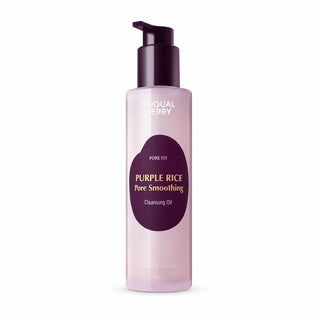EQQUALBERRY Purple Rice Pore Smoothing Cleansing Oil 200 ml, huile démaquillante coréenne au riz violet pour les pores, BeautyMarket parapharmacie Maroc