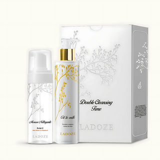 Ladoze Double cleansing time Coffert - oil to milk 200ml+Mousse 150ml