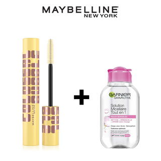 Maybelline Mascara Colossal Bubble Black = solution micellaire peaux sensibles 100ML