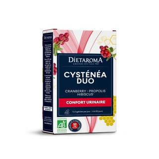 Dietaroma Cysténea Duo Bio 20 gélules complément alimentaire confort urinaire, BeautyMarket parapharmacie Maroc