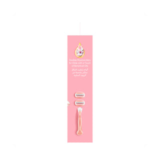 GILLETTE VENUS COMFORTGLIDE SPA BREEZE RASOIR + 2 TÊTES DE RECHANGE