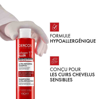 VICHY DERCOS SHAMPOOING ULTRA-RÉPARATEUR COLLAGEN 17 FILLER 200 ML