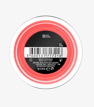 MAYBELLINE NEW YORK BLUSH CLOUDTOPIA CHEEK & LIP MOUSSE CORAL ILLUSION 05