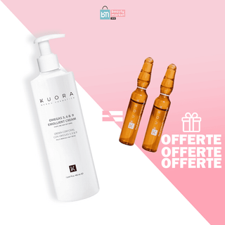 KUORA CREME CORPORELLE OMÉGA 3, 6 & 9 400 ML =  2 Flash Ampoules OFFERTES