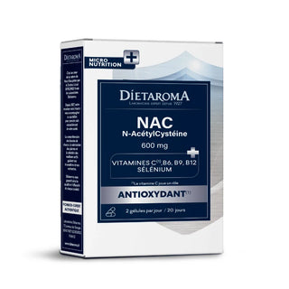 Dietaroma NAC 600mg 40 Capsules