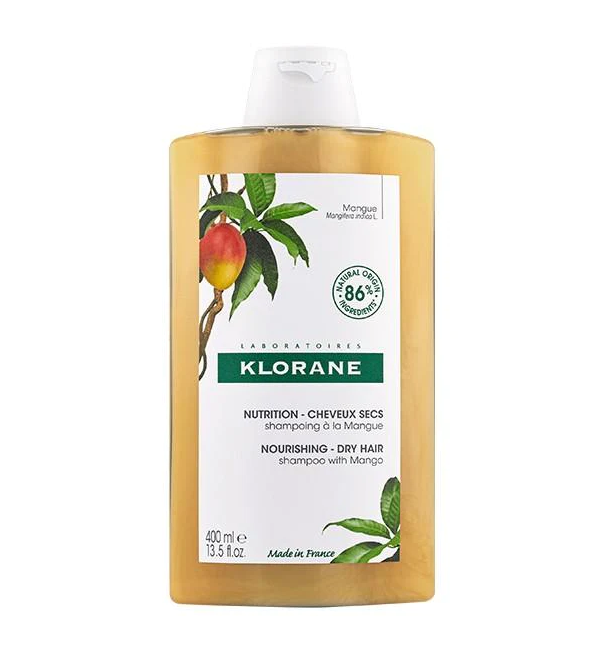Klorane Shampoing Traitant Nutritif au Beurre de Mangue - 400ml