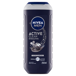 NIVEA MEN GEL DOUCHE 5 EN 1 ACTIVE CLEAN 250ML