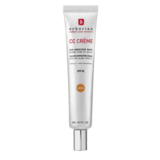 CC Crème Erborian SPF30 teinte Caramel pour peaux hâlées à foncées, effet bonne mine naturel et teint uniforme