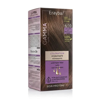 ERAYBA NEXT COLORATION HYDRATANTE PERMANENTE N6/10 BLOND FONCE CENDRE