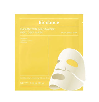 BIODANCE RADIANT VITA NIACINAMIDE REAL DEEP MASK 1 UNITE