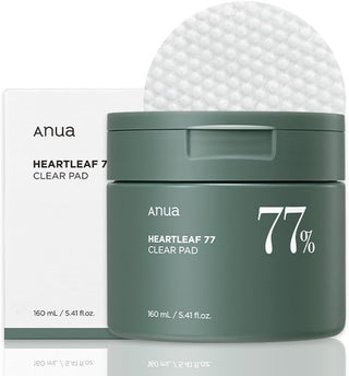 ANUA Heartleaf 77 Clear Pad 70 -160ml-Disques Purifiants & Apaisants