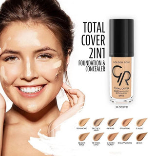 Golden Rose - FDT ET CORRECTEUR TOTAL COVER 2 IN 1 GR N°03