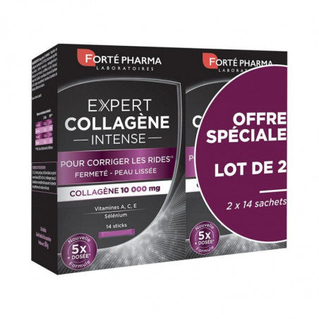 Forté Pharma EXPERT COLLAGÈNE INTENSE OFFRE 14 STICKS X2