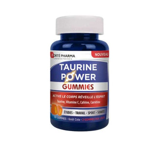 Forte Pharma Taurine Power Gummies 60 Gummies Goût Cola – énergie et vitalité Forte Pharma Maroc, parapharmacie Beautymarket Maroc