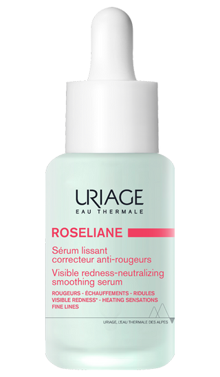 Uriage Roséliane Sérum Lissant Correcteur Anti-Rougeurs – soin apaisant et hydratant Uriage Maroc, parapharmacie Beautymarket Maroc