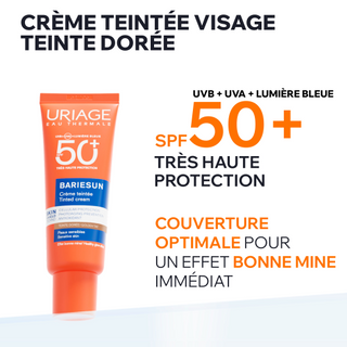 URIAGE BARIESUN SPF50+ CREME TEINTEE DOREE 50ML