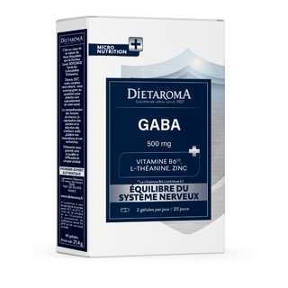 Dietaroma GABA – 40 Gélules |  Relaxation et Équilibre Nerveux