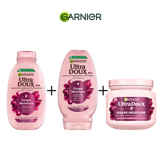 Garnier Ultra Doux Coffret Grape Moisture – Routine Hydratante Shp + Apre Shp + mas