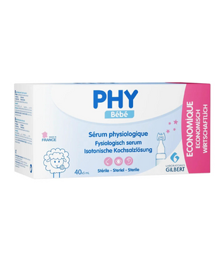 GILBERT PHY SERUM PHYSIOLOGIQUE 40*5 ML