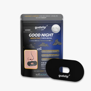 Gudslip Tape Bouche Ouverte 30 unités, bandelettes buccales adhésives pour la routine de sommeil, BeautyMarket parapharmacie Maroc.
