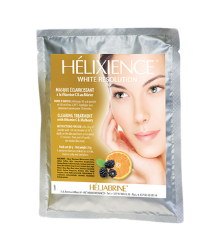 HELIABRINE HELIXIENCE WHITE RESOLUTION mask with mulberry