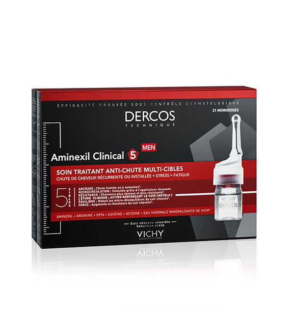 Dercos aminexil clinical homme 21* 5 amp