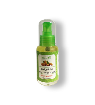 Santé Bio huile végétale d'amande 100% Naturelle - 50ml