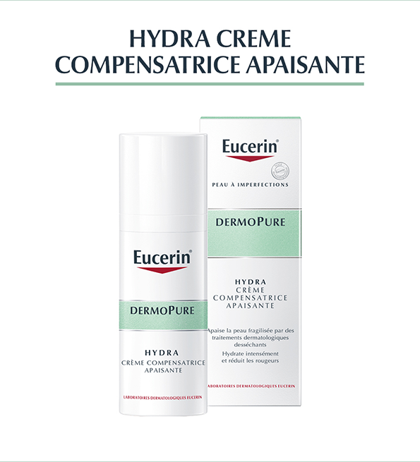 Eucerin – Hydra Crème Compensatrice Apaisante DermoPure – 50 ml