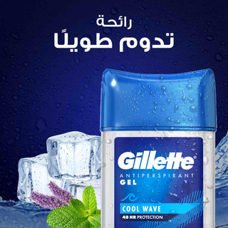 GILLETTE DÉODORANT ANTI-TRANSPIRANT COOL WAVE CLEAR GEL 70 ML
