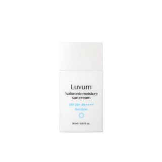 Luvum Bamboo Hyaluronic Moisture Suncream 30ml – crème solaire hydratante coréenne au bambou et acide hyaluronique SPF50+