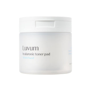 Luvum Witch Hazel Hyaluronic Toner Pad 130ml / 60pads – disques toniques exfoliants et hydratants à l’hamamélis et acide hyaluronique