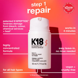 K18 SALON BLOWOUT AT HOME KIT COFFRET SOIN CHEVEUX
