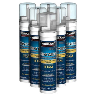 Kirkland Signature Minoxidil 5 % Mousse Homme – Cure 6 Mois, 6 × 60 g