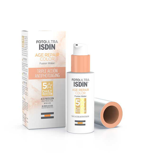 ISDIN FOTOULTRA AGE REPAIR COLOR FUSION WATER SPF 50 / 50 مل