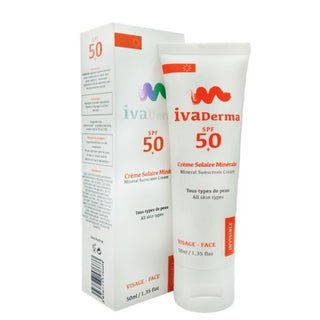 IVADERMA SPF 50+ Creme solaire minerale