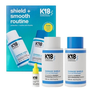 K18 PACK DAMAGE  protective conditioner + pH protective shampoo = Mini huile capillaire moléculaire + SHAMPOOING OFFERTS