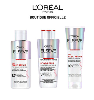 L'oréal paris Elseve routine bond repair Shampooing 200ML + Démêlant Intense 150 ml = Shampooing OFFERT