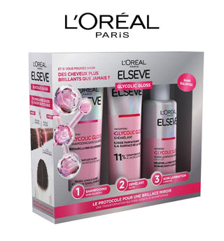 ELSEVE GLYCOLIC GLOSS Pack Routine Sans Sulfate