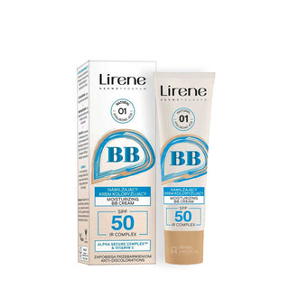 LIRENE MOISTURIZING BB CREAM SPF 50 IR COMPLEX 30 ML NATURAL 01