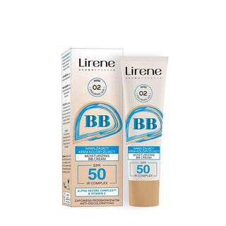 LIRENE MOISTURIZING BB CREAM SPF 50 IR COMPLEX 30 ML NUDE 02