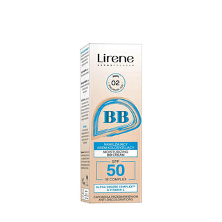 LIRENE MOISTURIZING BB CREAM SPF 50 IR COMPLEX 30 ML NUDE 02