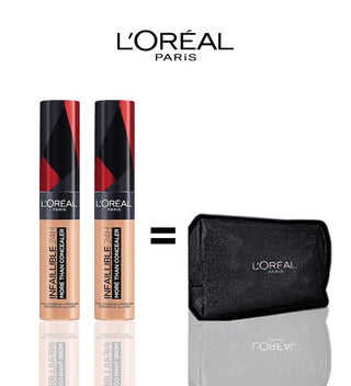 L'Oréal Paris LOT DE 2 INFAILLIBLE CONCEALER 331 = Trousse Offerte