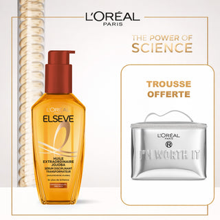 L'ORÉAL PARIS ELSEVE HUILE EXTRAORDINAIRE JOJOBA 100ML = TROUSSE OFFERTE
