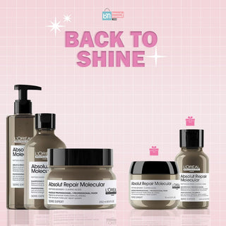 L'Oréal professionnel Absolut Repair Molecular Masque 250 ml + Sérum 250 ML + shampooing 300 ml